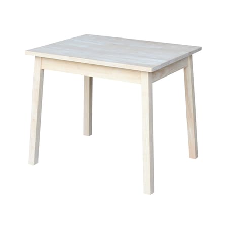 International Concepts Rectangle Child's Table, 26 W, 20 L, 22 H, Wood, Unfinished JT-2026
